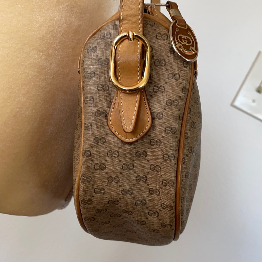 Vintage Gucci crossbody bag tan beige - Picture 9 of 16